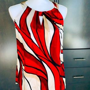 WHBM Silk Stretch Sleeveless Top